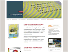 Tablet Screenshot of design.scolar.hu